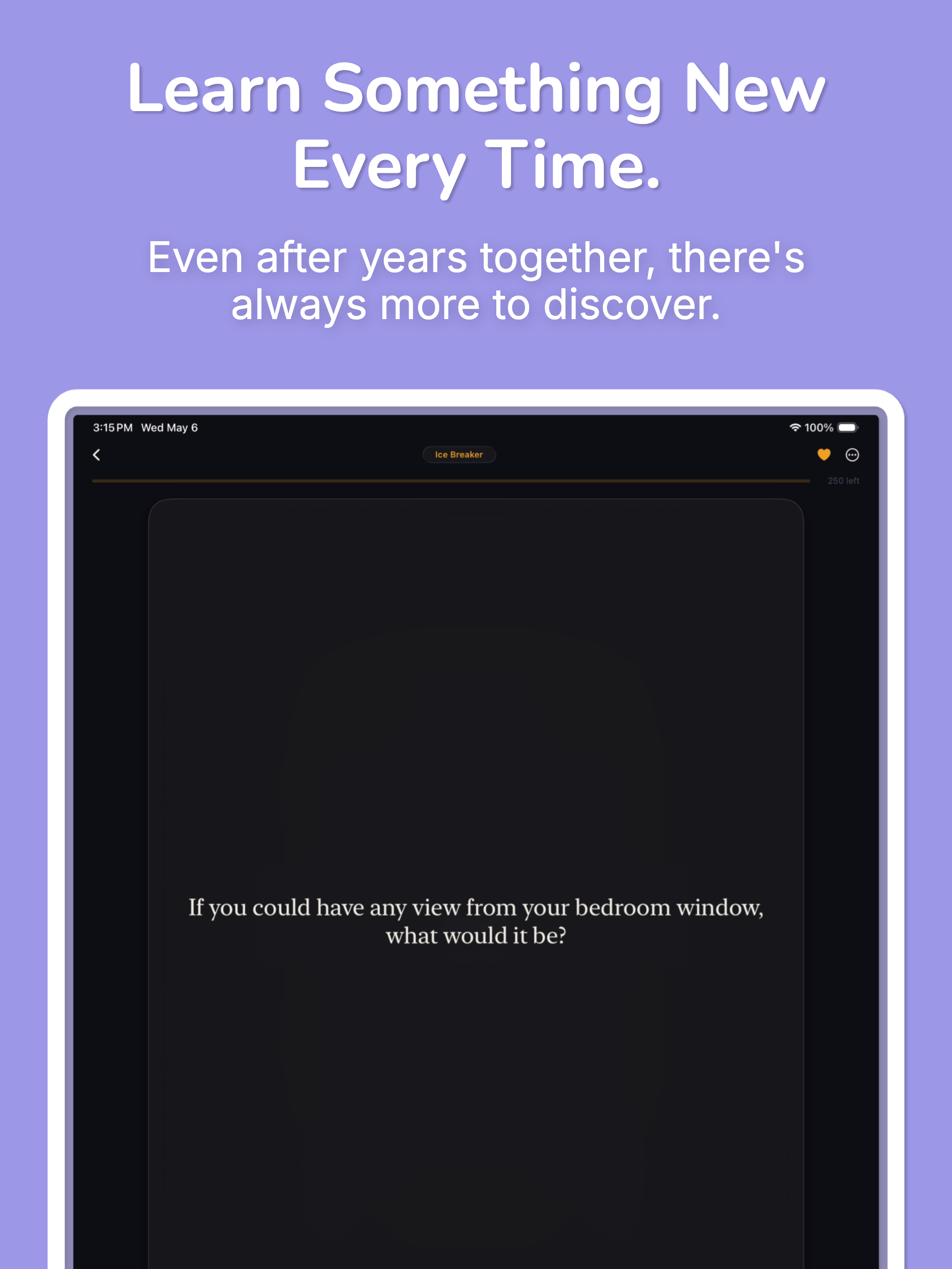 Depths: Couples iPad screen 4
