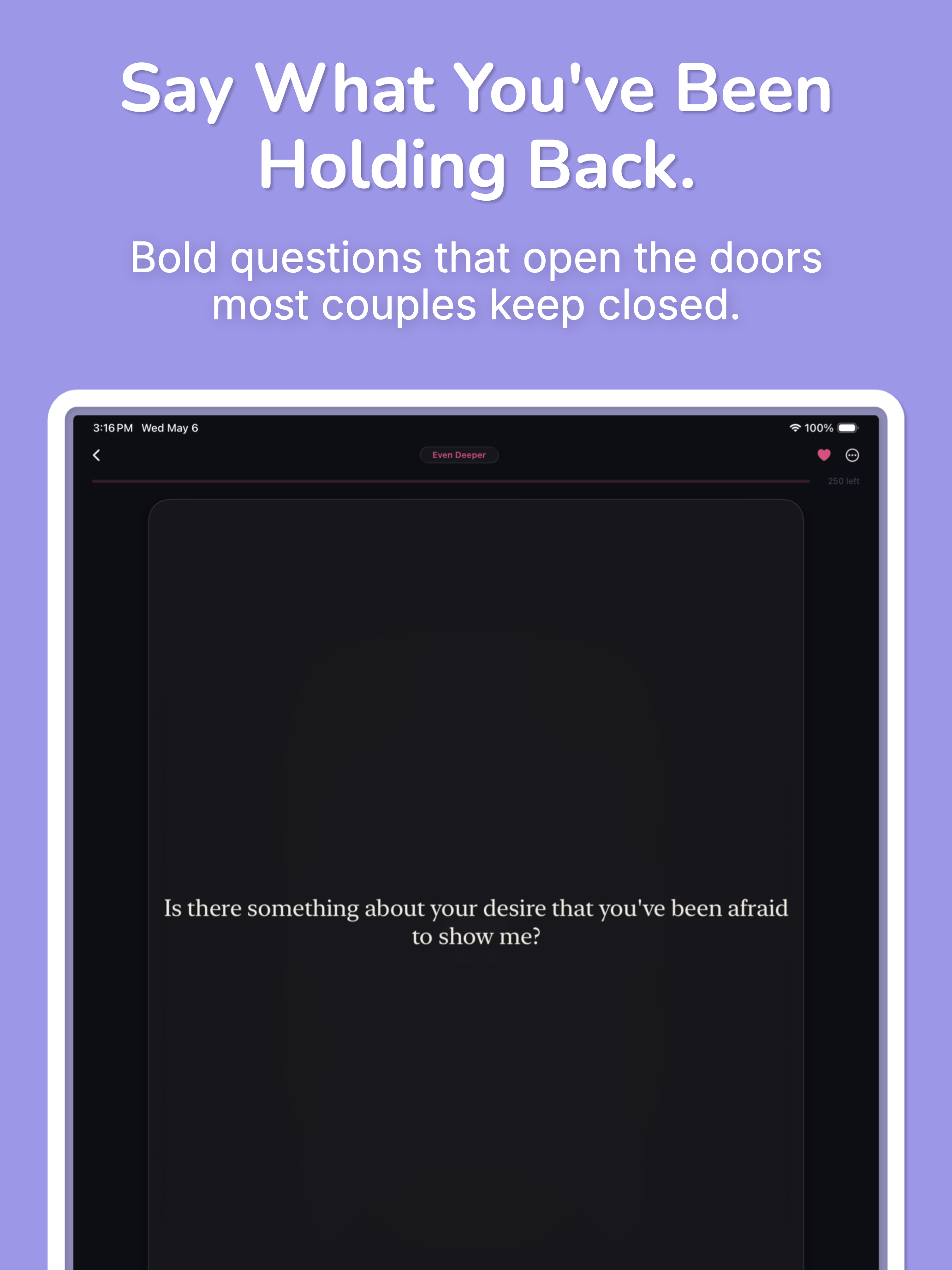 Depths: Couples iPad screen 7