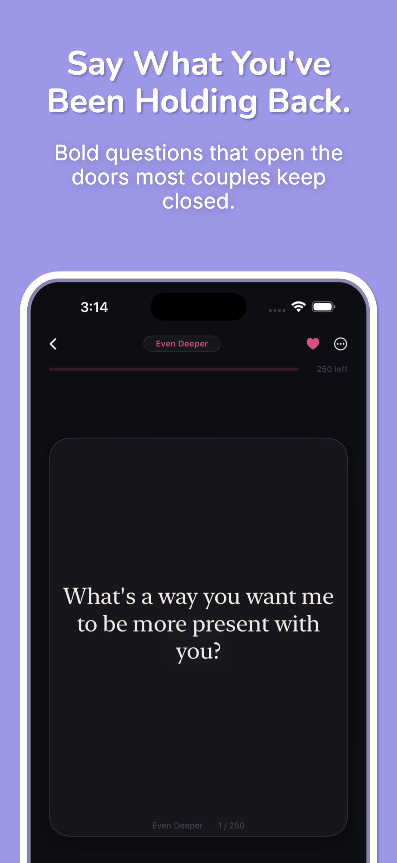Depths: Couples iPhone screen 7