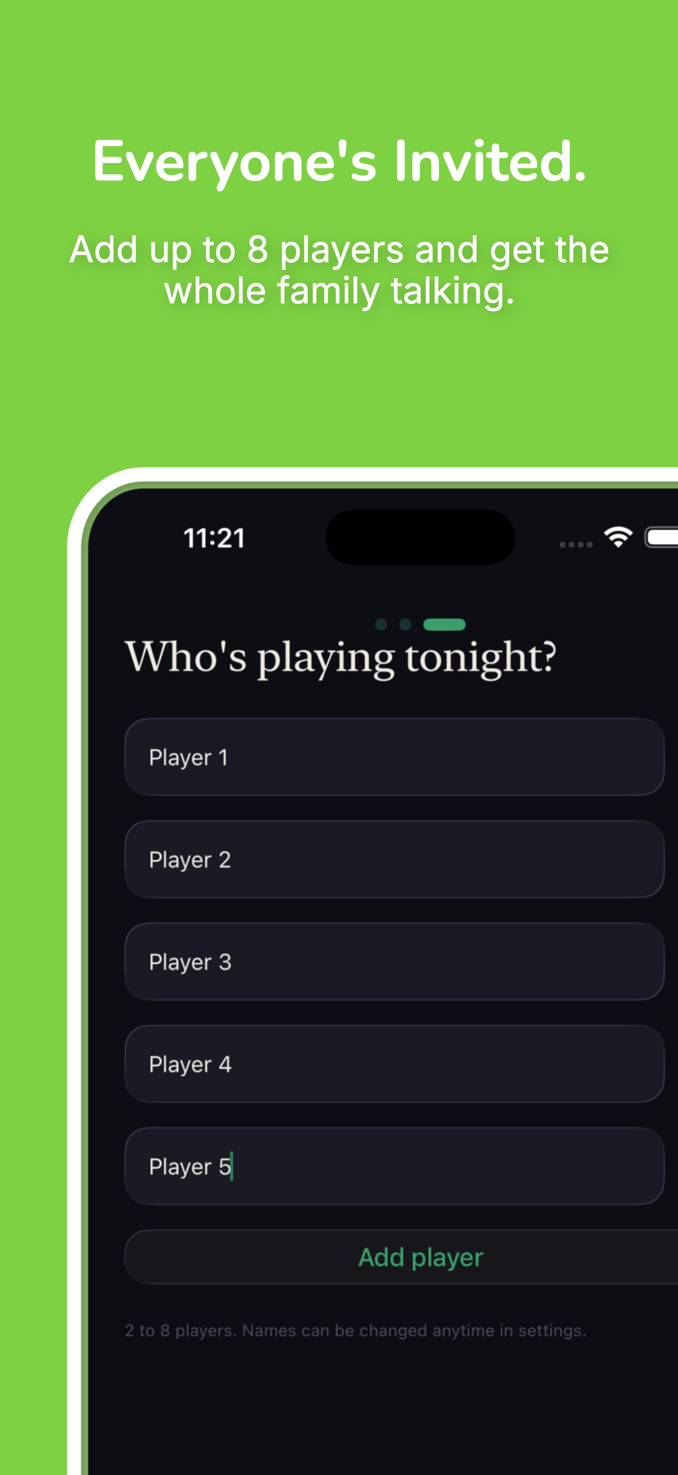 Depths: Family conversation prompt