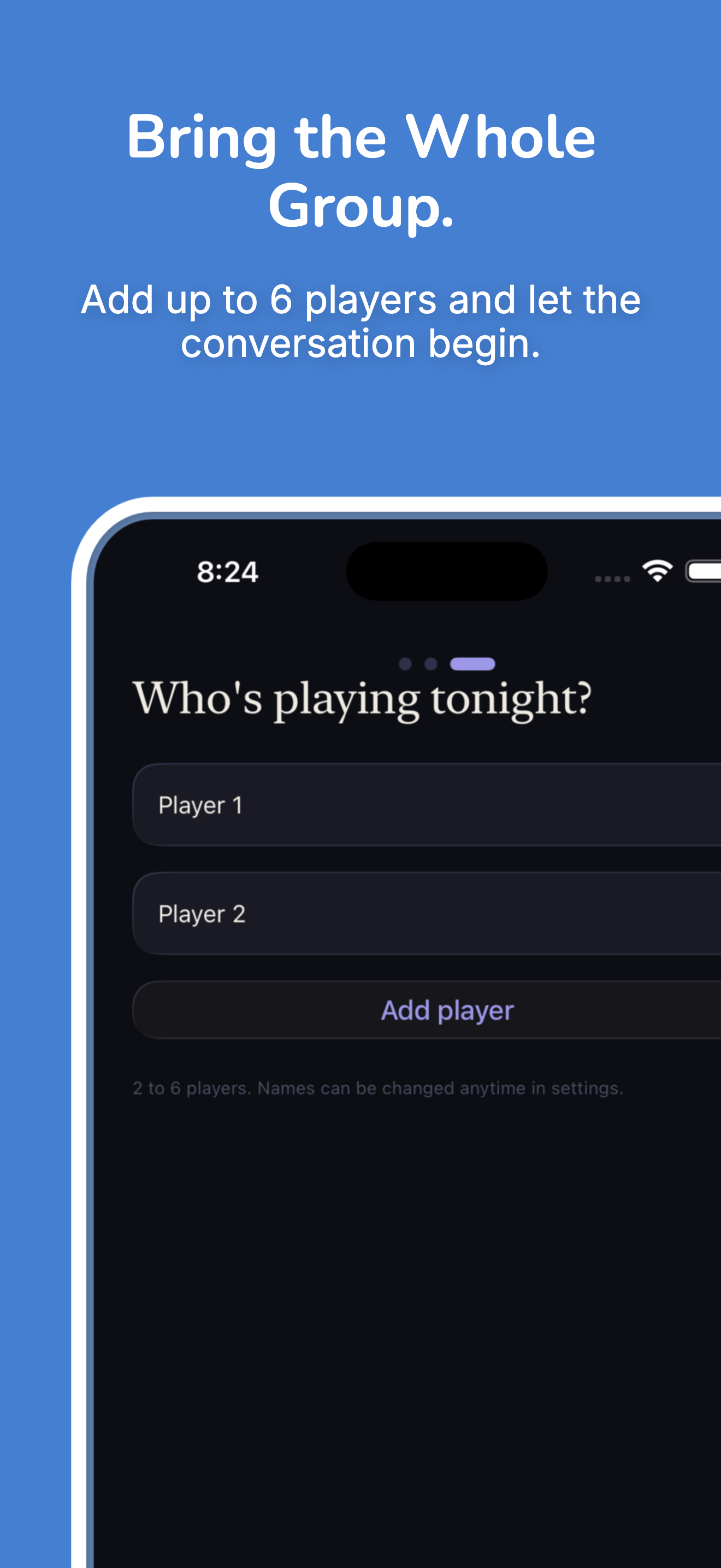 Depths: Friends conversation prompt