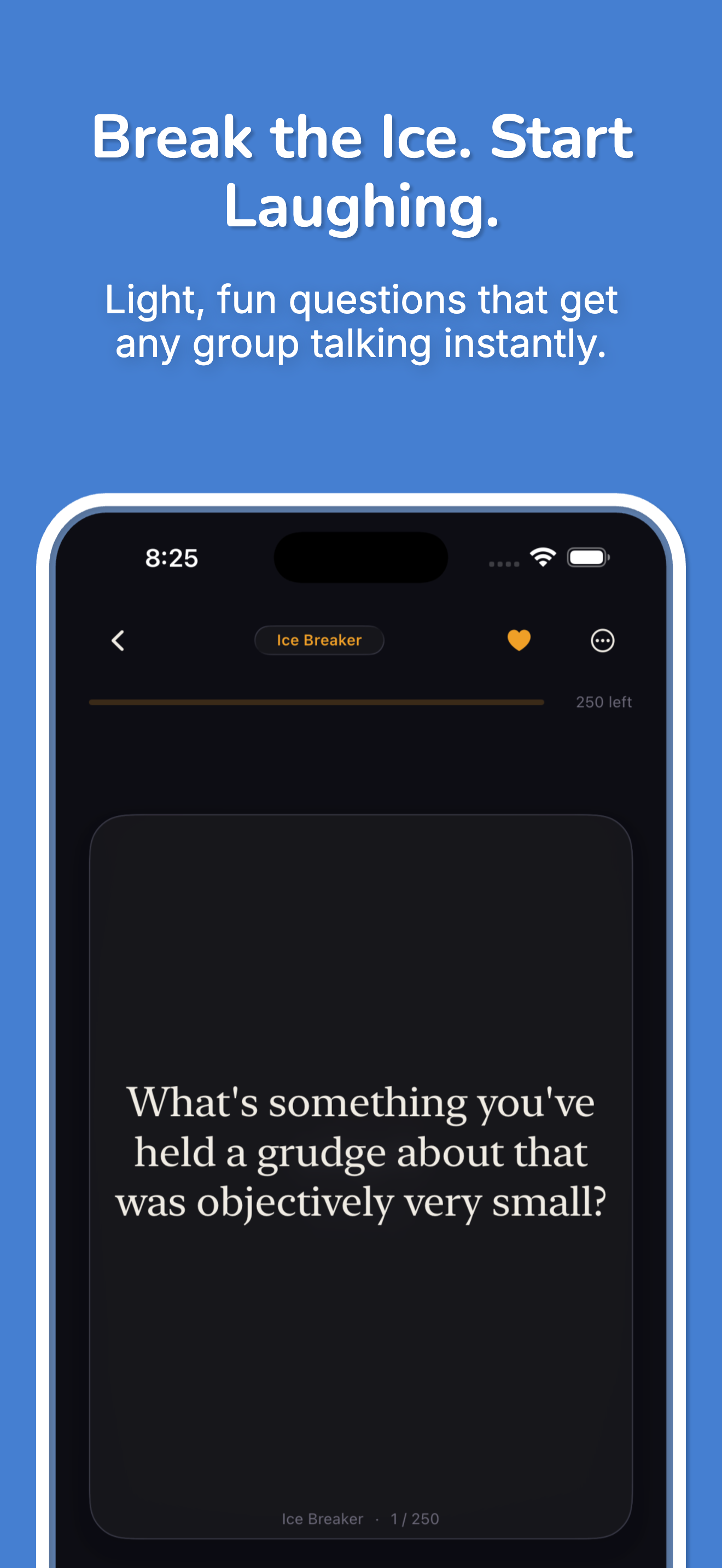 Depths: Friends in-app screen